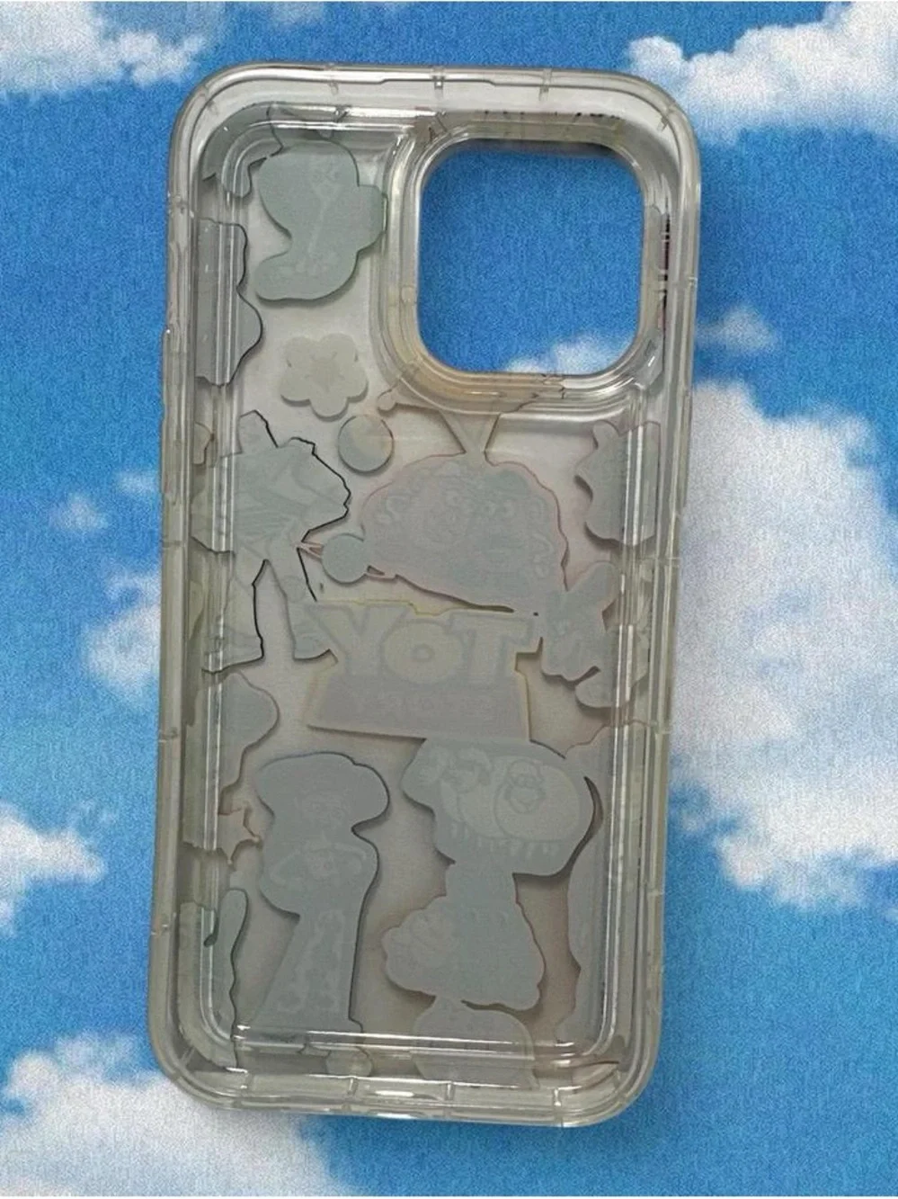 Toy Story Clear Character iPhone Case - Colorful Sticker Design